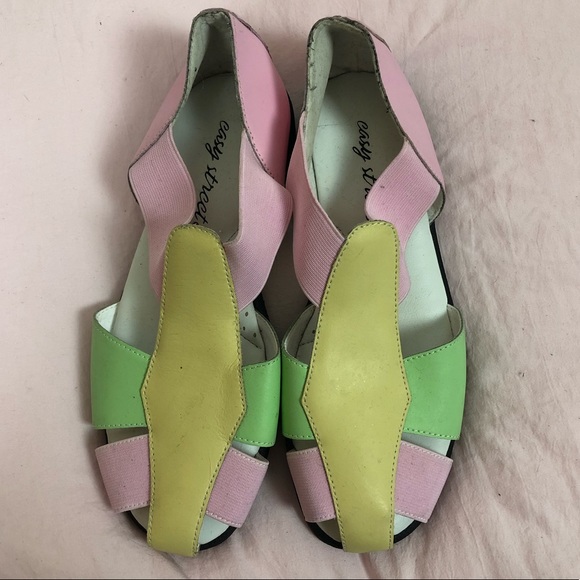 Easy Street Pastel Sandals - Picture 2 of 6